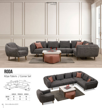 Roda Köşe Koltuk Takımı